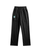 Black Brazil sweatpants with crest by MADEBYFUTBOL